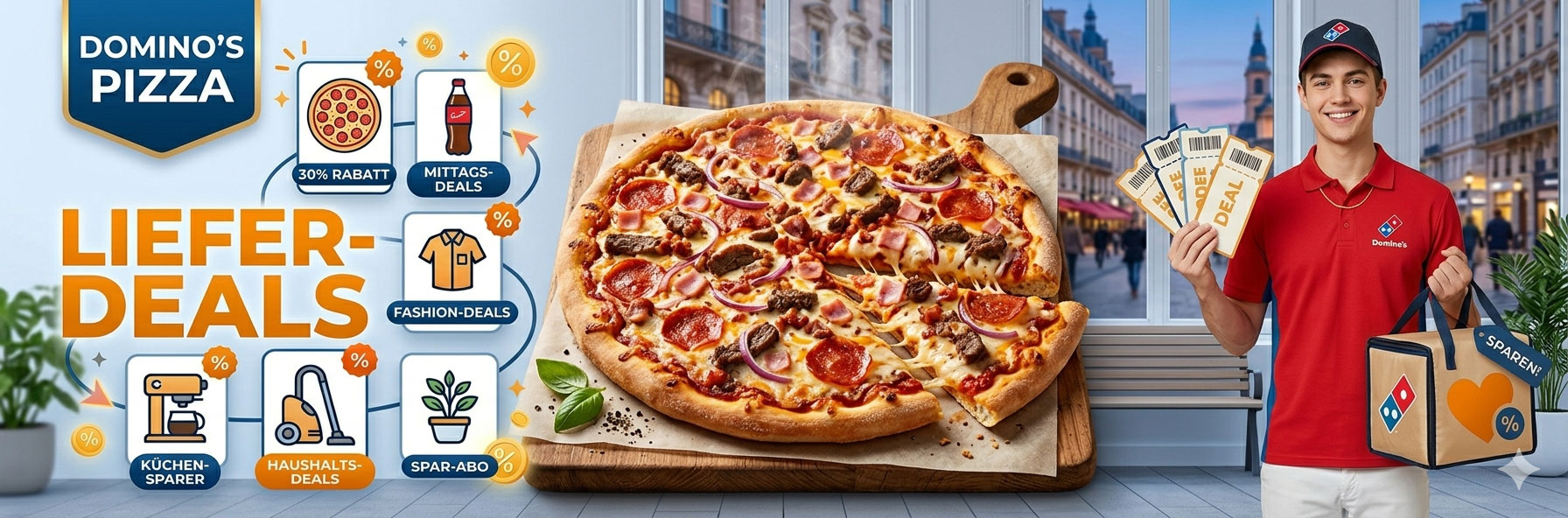 Dominos Gutscheine Banner