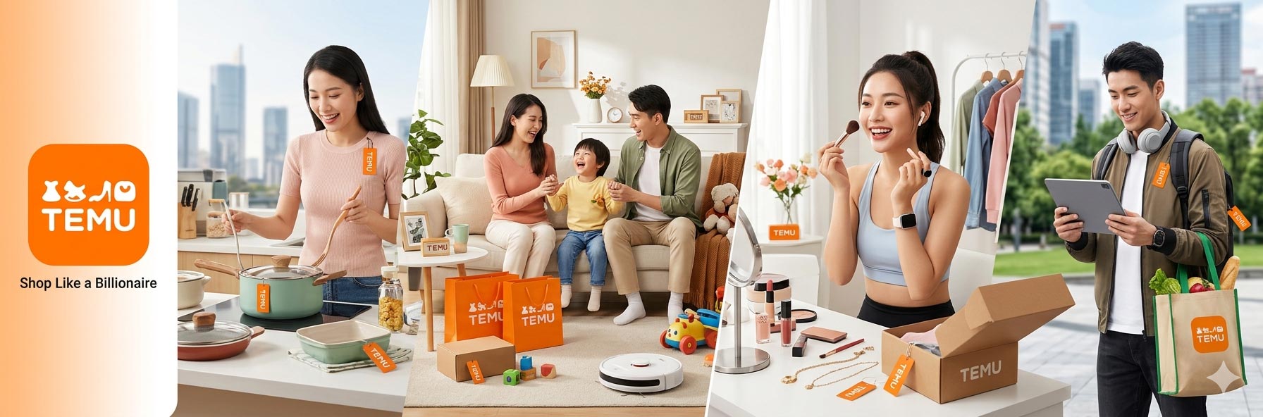 Temu Gutscheine Banner