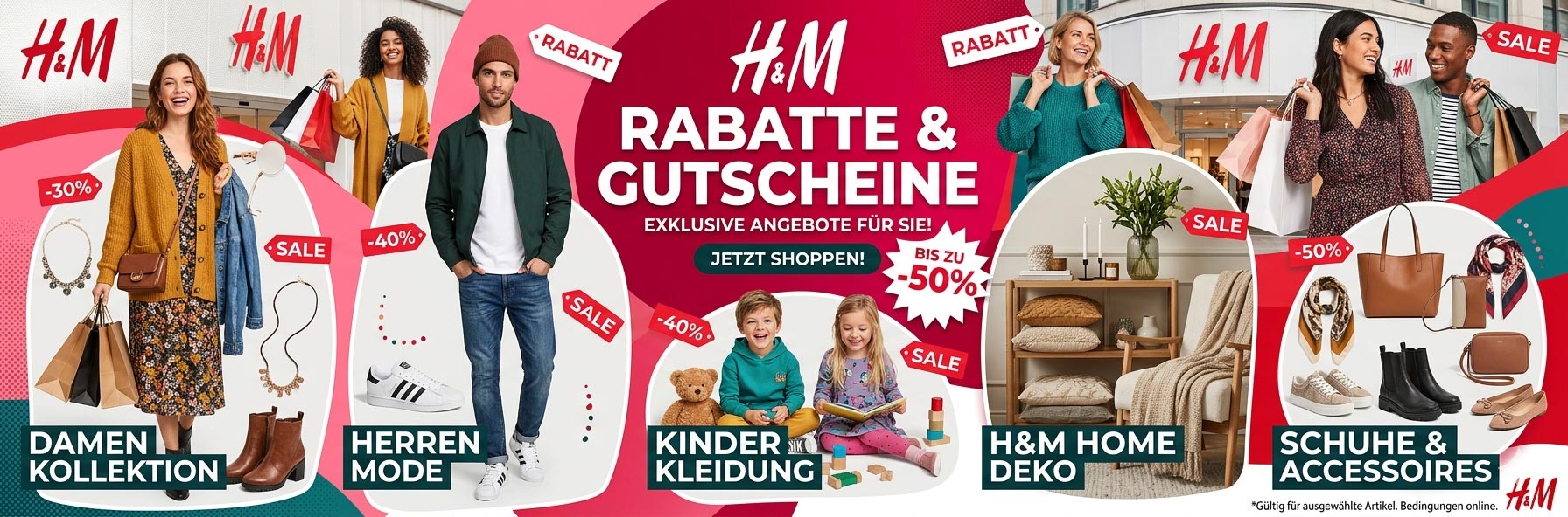 H&M Gutscheine Banner